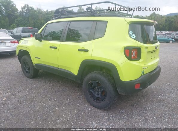ZACCJBAB6JPJ45395 2018 JEEP RENEGADE Green Rear left