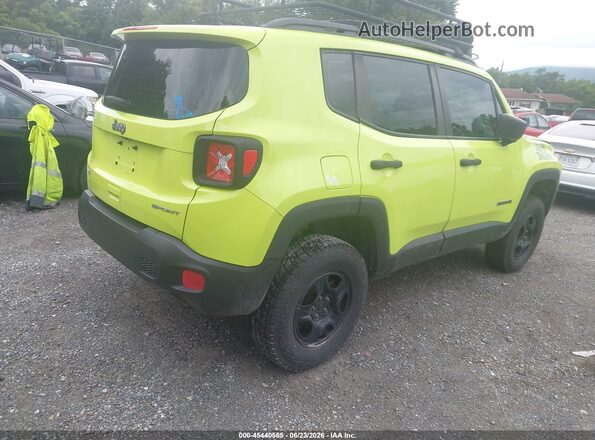 ZACCJBAB6JPJ45395 2018 JEEP RENEGADE Green Rear right