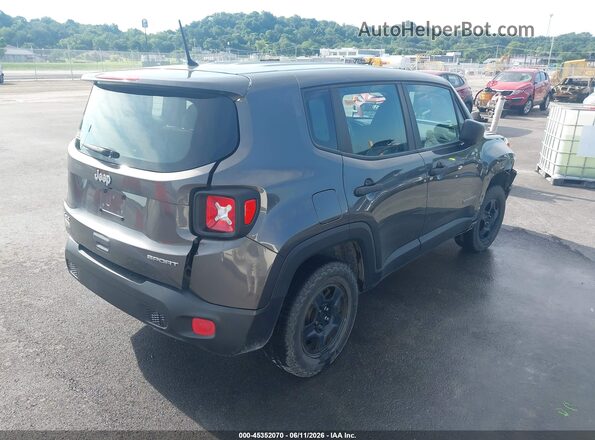 ZACCJBAB6JPJ57949 2018 JEEP RENEGADE Gray Tył prawy