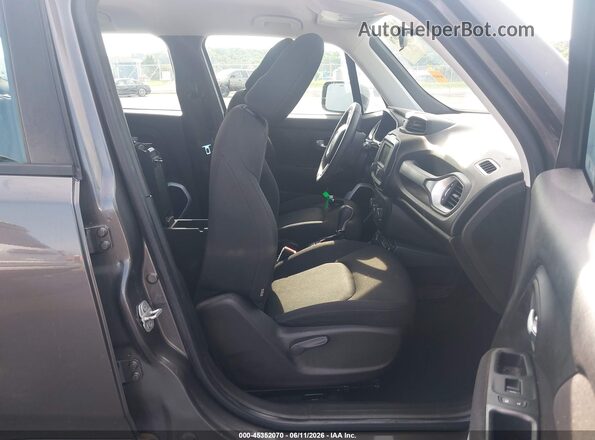 ZACCJBAB6JPJ57949 2018 JEEP RENEGADE Gray Widok wnętrza z przodu