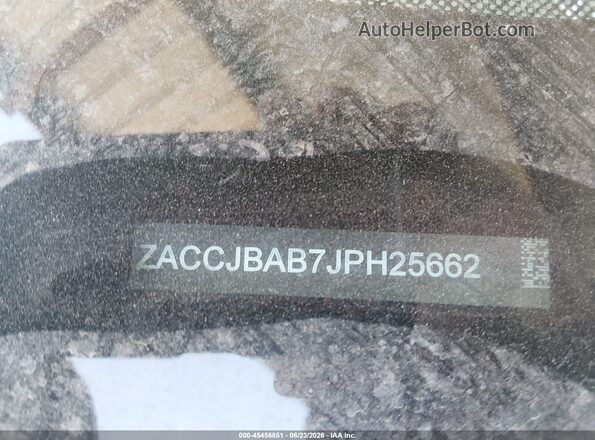 ZACCJBAB7JPH25662 2018 JEEP RENEGADE White Շարժիչի բաժամունքի տեսք