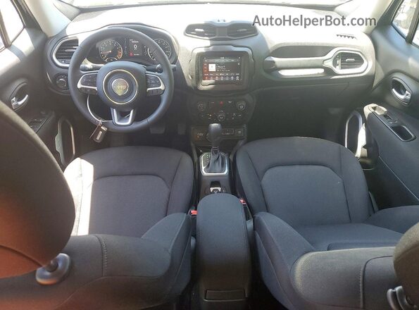 ZACCJBAB7JPH74425 2018 JEEP RENEGADE Blue Вид панелі приладів