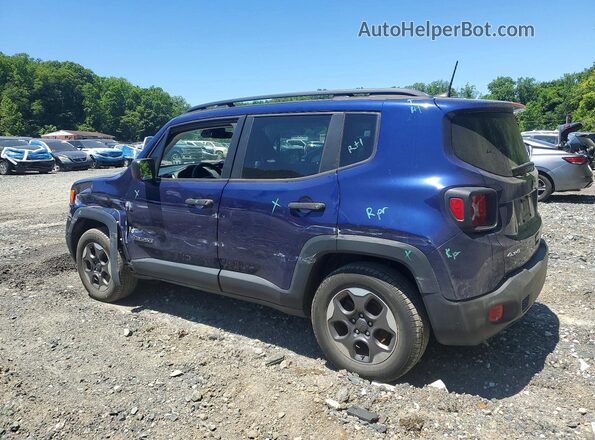 ZACCJBAB7JPH74425 2018 JEEP RENEGADE Blue Задня ліва чверть