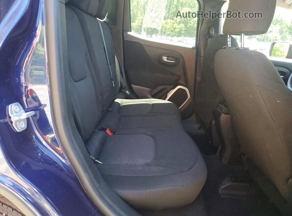 ZACCJBAB7JPH74425 2018 JEEP RENEGADE Blue Вид задніх сидінь