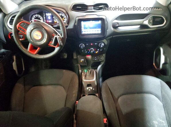 ZACCJBAB8JPH43782 2018 JEEP RENEGADE Red Vista del salpicadero