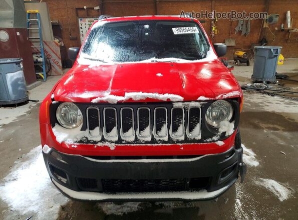 ZACCJBAB8JPH43782 2018 JEEP RENEGADE Red Vista frontal