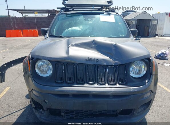 ZACCJBAB8JPH44382 2018 JEEP RENEGADE Gray Սարքավորումների վահանակի տեսք