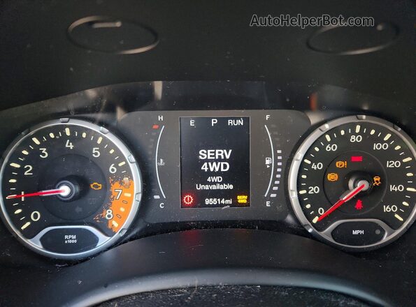 ZACCJBAB8JPJ02239 2018 JEEP RENEGADE Blue Vista del cuadro de instrumentos
