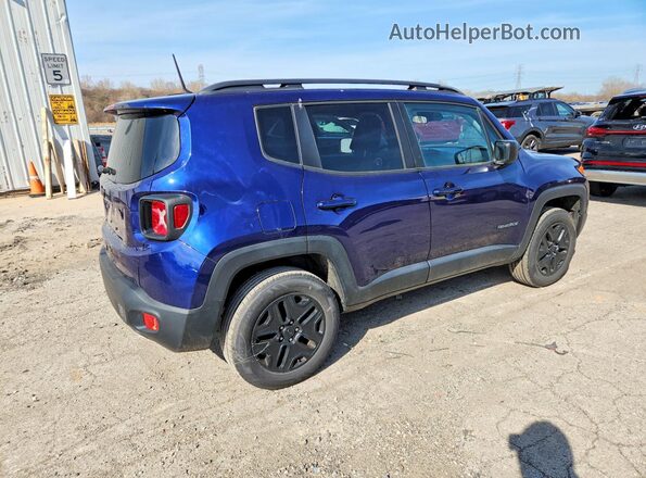 ZACCJBAB8JPJ02239 2018 JEEP RENEGADE Blue Trasero derecho