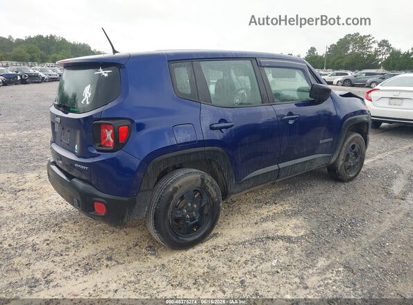 ZACCJBAB8JPJ56687 2018 JEEP RENEGADE Dark Blue Rear right