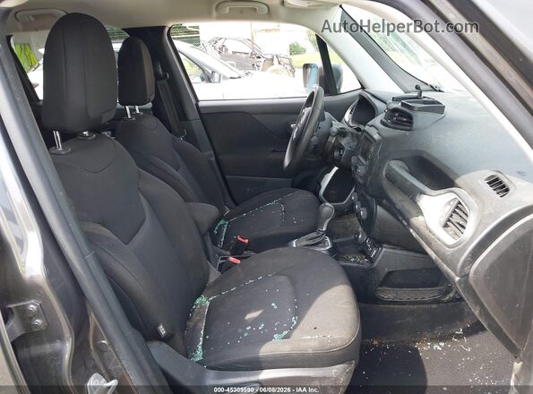 ZACCJBAB9JPJ22337 2018 JEEP RENEGADE Серый Вид салона спереди