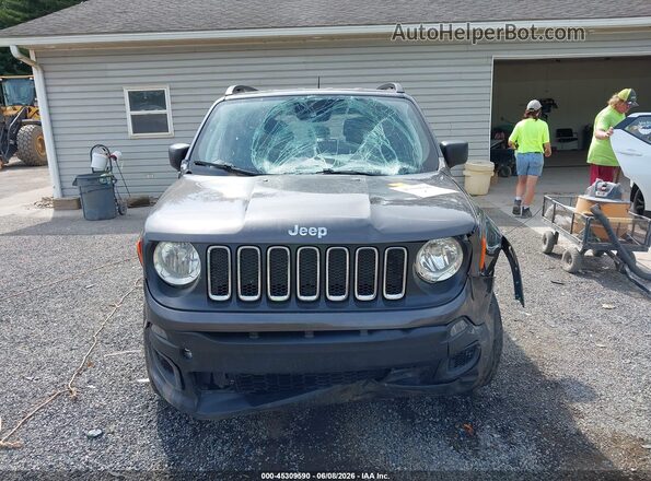ZACCJBAB9JPJ22337 2018 JEEP RENEGADE Серый Вид задней части салона
