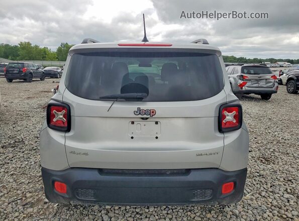 ZACCJBAH0HPF26399 2017 JEEP RENEGADE Серебряный Вид сзади