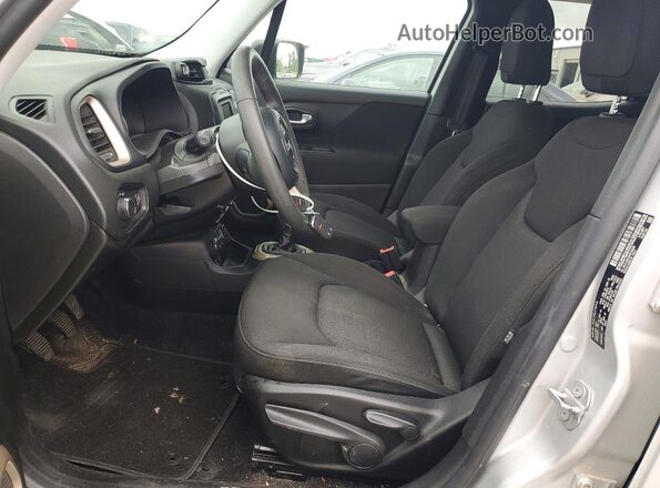 ZACCJBAH0HPF26399 2017 JEEP RENEGADE Серебряный Вид салона спереди