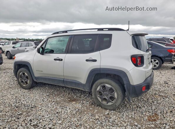 ZACCJBAH0HPF26399 2017 JEEP RENEGADE Серебряный Задняя левая четверть