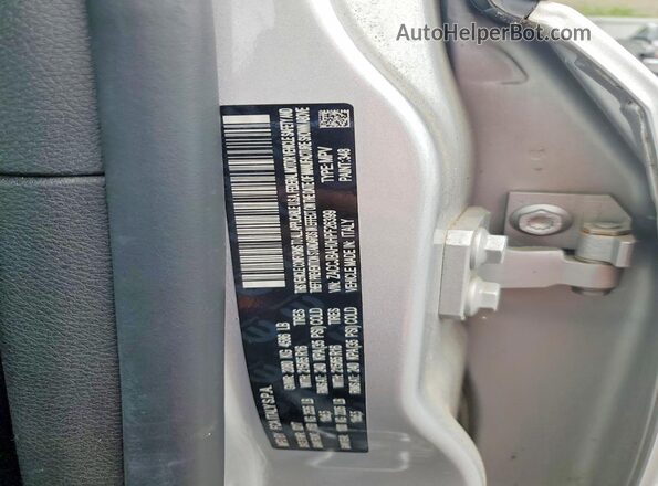 ZACCJBAH0HPF26399 2017 JEEP RENEGADE Серебряный Вид наклейки с VIN-кодом