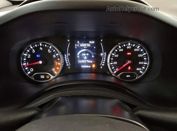 ZACCJBAH1HPF36049 2017 JEEP RENEGADE Black ხელსაწყოთა პანელის ხედი