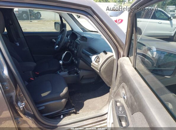 ZACCJBAH8JPH17641 2018 JEEP RENEGADE Gray წინა სალონის ხედი