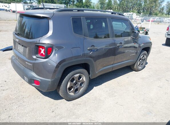 ZACCJBAH8JPH17641 2018 JEEP RENEGADE Gray უკანა მარჯვენა