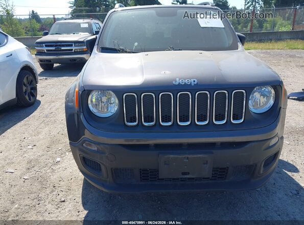 ZACCJBAH8JPH17641 2018 JEEP RENEGADE Gray წინა ხედი