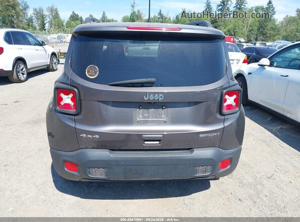 ZACCJBAH8JPH17641 2018 JEEP RENEGADE Gray 