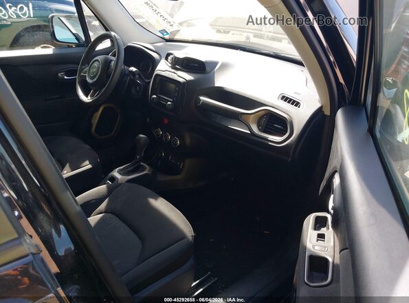 ZACCJBAT3GPC96974 2016 JEEP RENEGADE Black Вид салону спереду