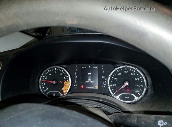 ZACCJBAT5GPE32635 2016 JEEP RENEGADE Black Սարքավորումների վահանակի տեսք