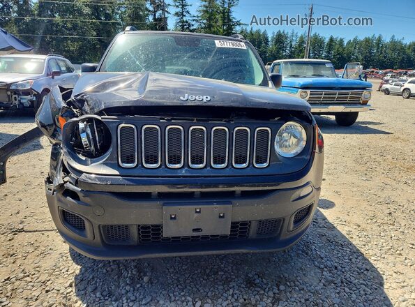 ZACCJBAT6GPD50980 2016 JEEP RENEGADE Black წინა ხედი