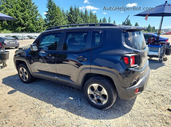 ZACCJBAT6GPD50980 2016 JEEP RENEGADE Black უკანა მარცხენა