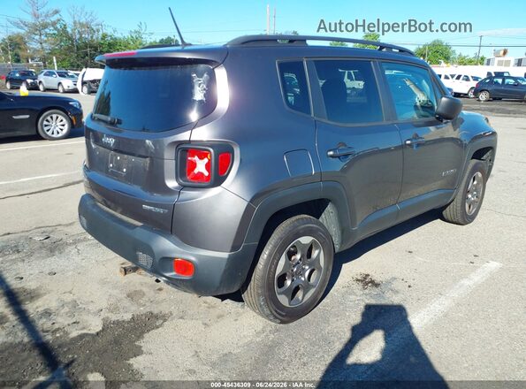 ZACCJBAT9GPD78952 2016 JEEP RENEGADE Серый Задняя правая четверть