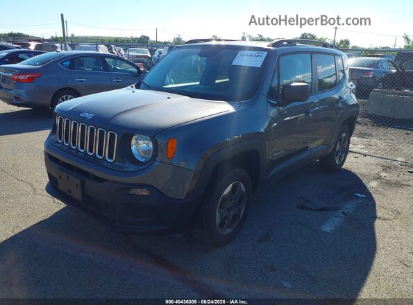 ZACCJBAT9GPD78952 2016 JEEP RENEGADE Серый Передняя левая четверть