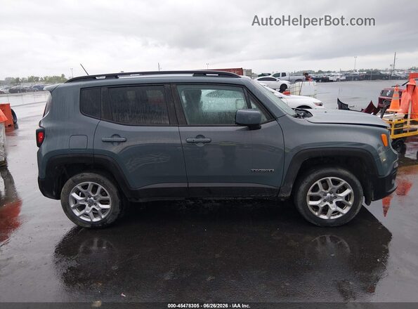 ZACCJBBB0HPF40569 2017 JEEP RENEGADE Синий Вид задней части салона