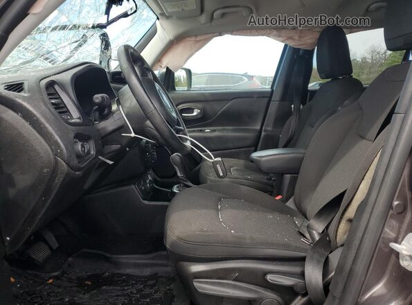 ZACCJBBB0JPH12105 2018 JEEP RENEGADE Gray Вид салону спереду