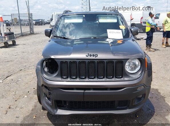ZACCJBBB1JPH37580 2018 JEEP RENEGADE Gray Вид задньої частини салону