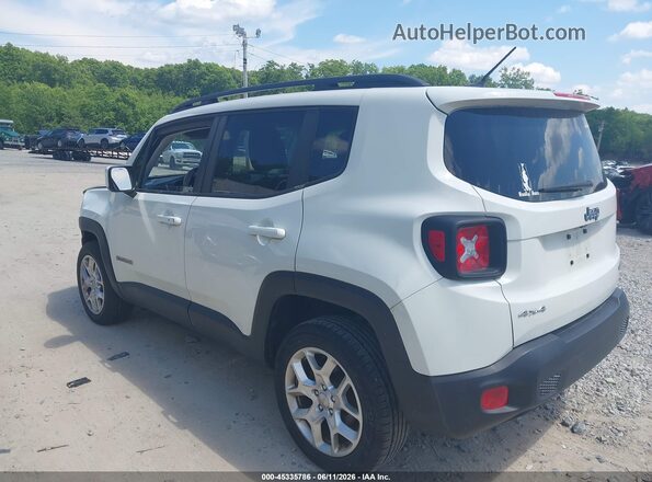 ZACCJBBB3HPE89052 2017 JEEP RENEGADE Белый Задняя левая четверть
