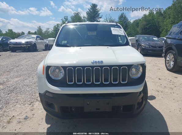 ZACCJBBB3HPE89052 2017 JEEP RENEGADE Белый Вид щитка приборов