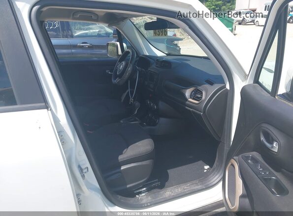 ZACCJBBB3HPE89052 2017 JEEP RENEGADE Белый Вид салона спереди