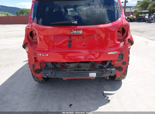 ZACCJBBB3HPF08814 2017 JEEP RENEGADE Красный Вид спереди