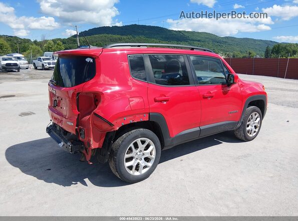 ZACCJBBB3HPF08814 2017 JEEP RENEGADE Красный Задняя правая четверть