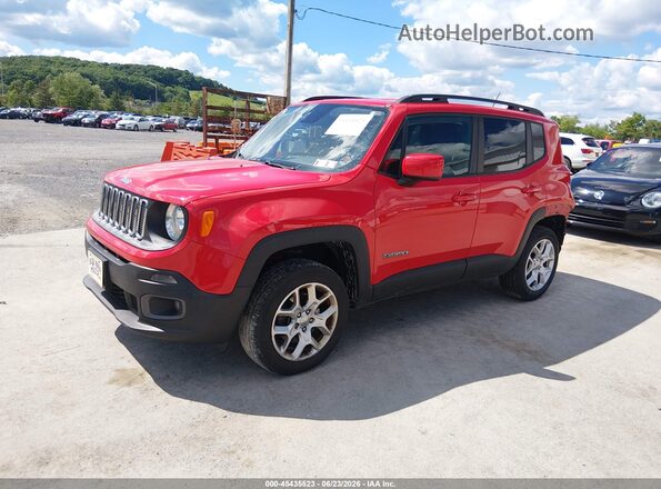 ZACCJBBB3HPF08814 2017 JEEP RENEGADE Красный Передняя левая четверть