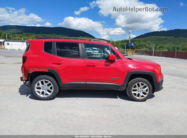 ZACCJBBB3HPF08814 2017 JEEP RENEGADE Красный Панорамный вид салона 360°