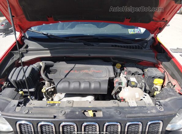 ZACCJBBB3HPF08814 2017 JEEP RENEGADE Красный Вид сзади