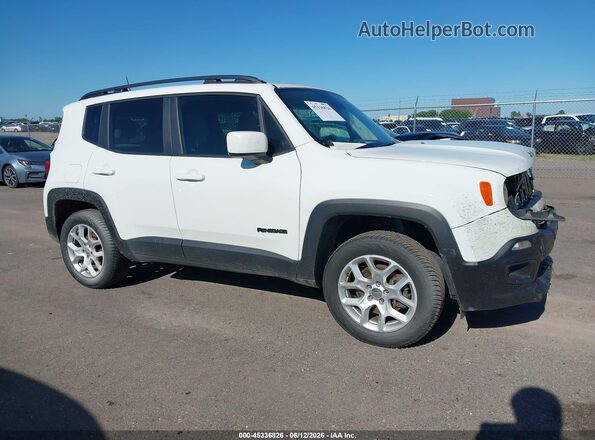 ZACCJBBB4JPH98308 2018 JEEP RENEGADE Белый Вид задней части салона