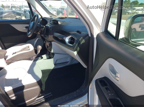 ZACCJBBB4JPH98308 2018 JEEP RENEGADE Белый Вид салона спереди