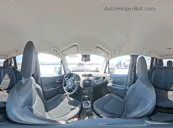 ZACCJBBB6JPH70736 2018 JEEP RENEGADE Black Widok wnętrza 360 stopni