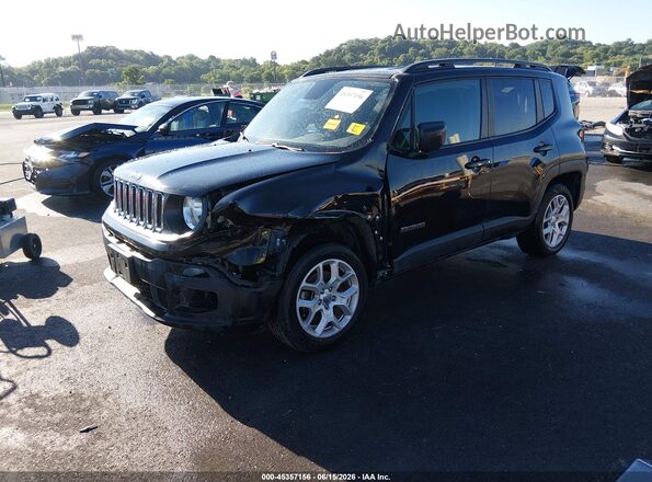 ZACCJBBB7JPJ43539 2018 JEEP RENEGADE Black წინა მარცხენა ხედი სამი მეოთხედიდან