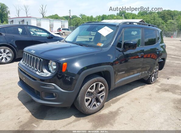 ZACCJBBB8HPE42020 2017 JEEP RENEGADE Black Առջևի ձախ երեք քառորդ տեսարան