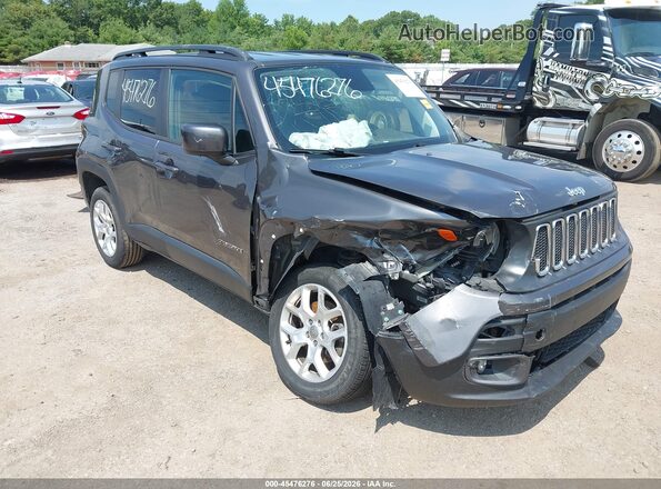 ZACCJBBB8JPJ44876 2018 JEEP RENEGADE Gray Դիմացի տեսք