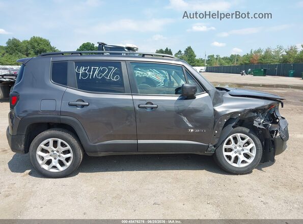 ZACCJBBB8JPJ44876 2018 JEEP RENEGADE Gray Սալոնի հետևի տեսք