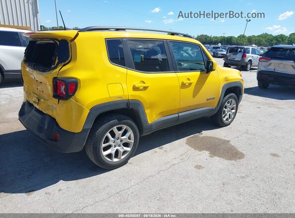 ZACCJBBBXJPH19675 2018 JEEP RENEGADE Yellow უკანა მარჯვენა